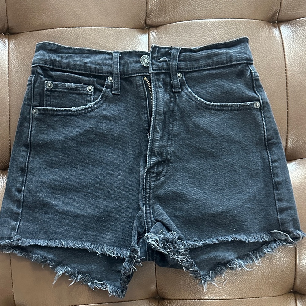 Abercrombie & Fitch Dark Gray Jean Shorts